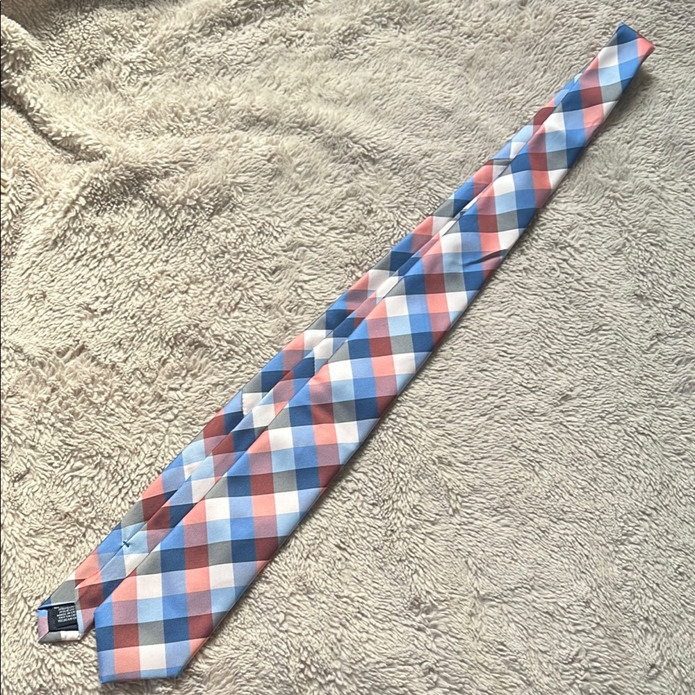 Men's Nautica Checkered Tie - Blue, Red, White